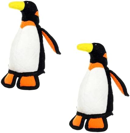 TUFFY® - 2 Pack Original : Penguin Dog Toy : Ultra Durable Plush Dog Toy with Multiple Layers & Reinforced Seams, Washable and Floats, Original Construction