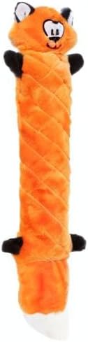ZippyPaws Jigglerz Dog Squeaky Toys to Keep Them Busy, Pet Product - Fox