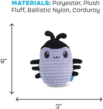 BarkBox Hasina the Hissing Cockroach Dog Toy - for Medium to Large Dogs