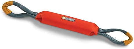 Ruffwear, Pacific Loop Dog Toy, Interactive Tug Toy, Sockeye Red