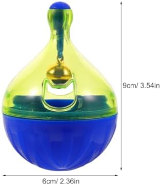 POPETPOP Cat Treat Dispenser Toy for Indoor Cats Interactive Tumbler Design Snack Toy for Dogs Lightweight Easy to Use Engaging Playtime