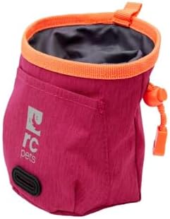 RC Pet Products Essential Treat Bag, Training Pouch with Belt Clip and Dog Bag Dispenser | Heather Azalea