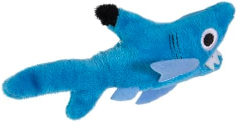 Mad Cat Shark Biter Ocean Themed Catnip and Silvervine Cat Toy, Pack of 1