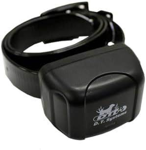 DT SYSTEMS RAPT1400 Additional Collar Receiver for RAPT1400 Dog Training System, Rechargeable Gentle Touch Stimulation Add-On E-Collar - Black