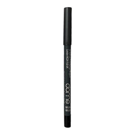 dome BEAUTY Black Gel Eye Liner Pencil - Black Eyeliner Gel for Precise Application, Long-Lasting, Smudge-Proof, Clean Beauty, Smooth Formula, Vegan, Ninja Black Eyeliner Pencil 0.05oz
