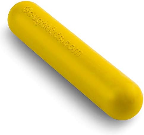 Goughnuts — Dog Toys for Aggressive Chewers | Virtually Indestructible Dog Toy Stick for Medium Breeds Such as Pit Bulls | Heavy Duty Dog Toy | Yellow