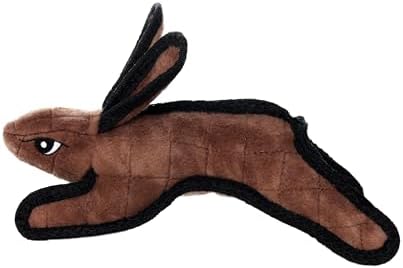 TUFFY® : Jr Rabbit Dog Toy: Ultra Durable Plush Toy with Multiple Layers & Reinforced Seams, Washable and Floats, Original Construction