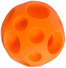 Large Treat Dispensing Ball for Dogs Pigs Rabbits or Other Pets (Orange)