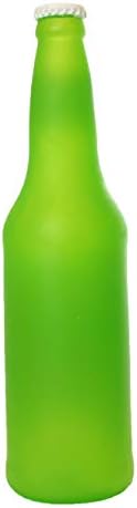 SILLY SQUEAKERS Tuffy 2 Pack Beer Bottle Dog Toy: Squeaky Dog Toy, Washable and Floats, Vinyl