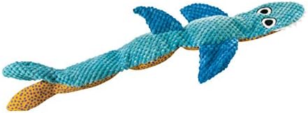 Petstages Stuffing-Free Floppy Shark Plush Dog Toy, Large