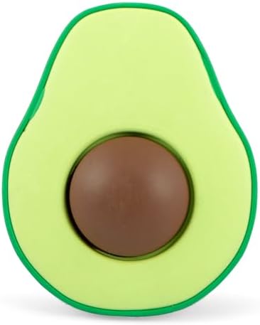Jeffers Pet Natural Rubber Dog Chew Toy – Floating Avocado for Water Play, Medium – Vanilla Scent, Durable, Non-Toxic, Dishwasher Safe, Interactive Fetch & Tug Toy - Perfect for Training