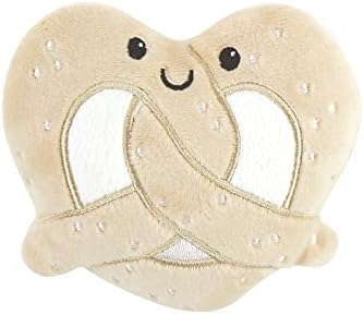 Luvable Friends Unisex Baby Squeaky Plush Dog Toy With Rope