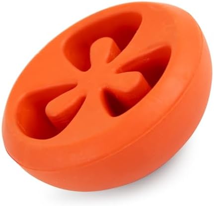Jeffers Pet Natural Rubber Dog Chew Toy – Red Tomato, Small - Treat Dispensing, Vanilla Scent, Durable, Non-Toxic, Dishwasher Safe, Interactive Fetch & Tug Toy - Perfect for Training Medium Chewers