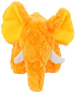 MIGHTY Tuffy Orange Elephant Ultra Durable Plush Dog Toy