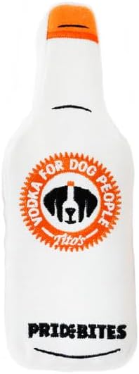 Tito's Dog Toy Bottle Squeaker Chew Toy
