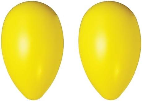 Jolly Pets Jolly Egg Dog Toy, 8 Inches/Medium, Yellow (Pack of 2)