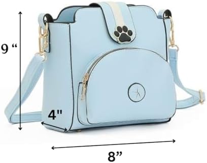 Dog Walking Bag - Poop Bag Dispenser - Dog Treat Bag - Hand Free Wear 3 Ways