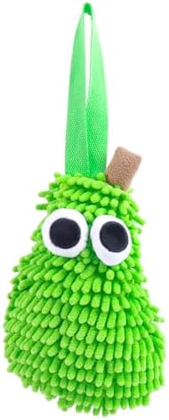 Squeaky Plush Dog Toy, Tug of War Dog Toy with Squeaker, Dog Chew Toys for Interactive Playing, Puppy Training Pull Toy Small Medium Breeds (Green)
