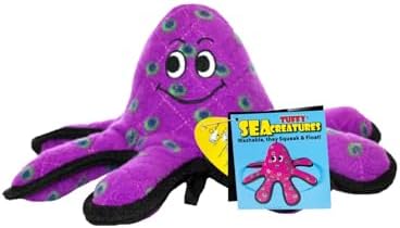 TUFFY® - 2 Pack Original : Octopus Dog Toy : : Ultra Durable Plush Toy with Multiple Layers & Reinforced Seams, Washable and Floats, Original Construction