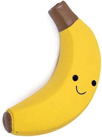 Petface Latex Banana Soft Chew Dog Toy, Large (Pack of 1)