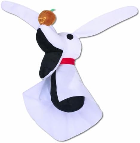 Buckle-Down Disney Dog Toy, The Nightmare Before Christmas Zero Pose Pet Toy, Ballistic Nylon Plush