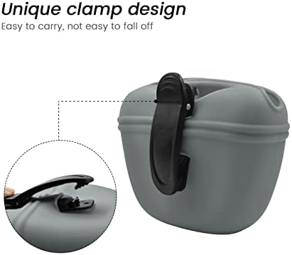 AUDWUD Silicone Dog Treat Pouch with Clicker Magnetic Closure Secure Clip