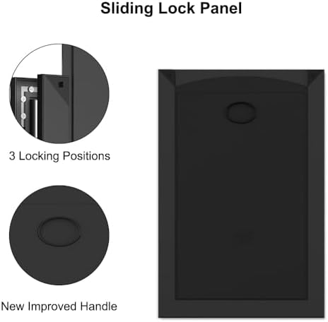 [MAVRICPOWER] Rust Proof Aluminum Medium Dog Door for Door