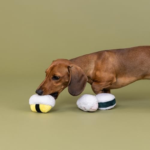 Fringe Studio Plush Dog Toy, 3 Pieces Set, Rice to Meet You, Pet Shop Collection (662178)