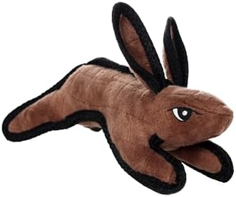 TUFFY® : Jr Rabbit Dog Toy: Ultra Durable Plush Toy with Multiple Layers & Reinforced Seams, Washable and Floats, Original Construction