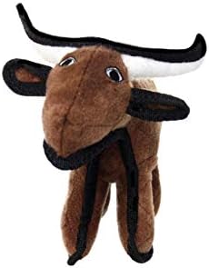 TUFFY® : 2 Pack Jr Bull Dog Toy: Ultra Durable Plush Toy with Multiple Layers & Reinforced Seams, Washable and Floats, Original Construction