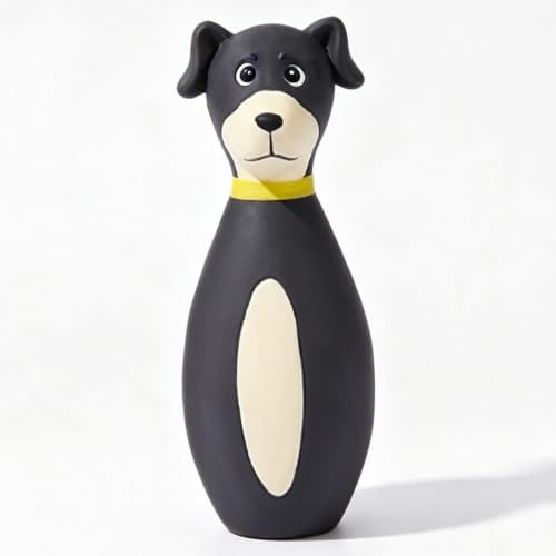 Mikivery Dog Chew Toys Tough Squeaky Latex Toy, for Aggressive Chewers