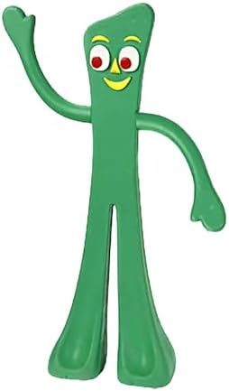 Multipet Gumby Latex Dog Toy - Squeaky Toy for All Dogs - Easy-to-Clean Dog Squeaky Toys - for Cuddling, Chewing & Playing - Cute Pet Toy (9", Green)
