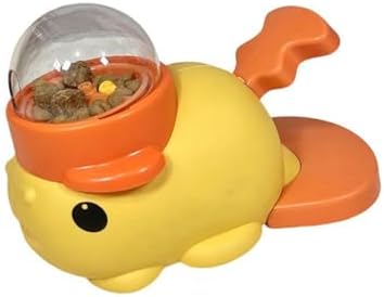 Dog Food Feeders Toy with Fish Design Pet Press Treats Dispenser Indoor Entertainment Toy for Boredom Pet Cats Interaction Dog Puzzle Feeders