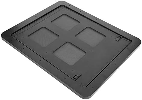 Dog Door For Sliding Glass Door, Doggie Door Dog Door For Screen Doo Dog Door Screen Porch Doggy Door Adult Cat Door Flap Lockable Door Insert For Sliding Door, Black (Large size)