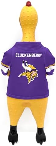 Littlearth NFL Team Rubber Chicken Pet Toy - Officially Licensed Teams