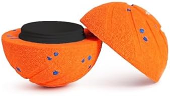 T02 Replacement Dog Ball Shell, 82mm, 90g Lightweight, Orange