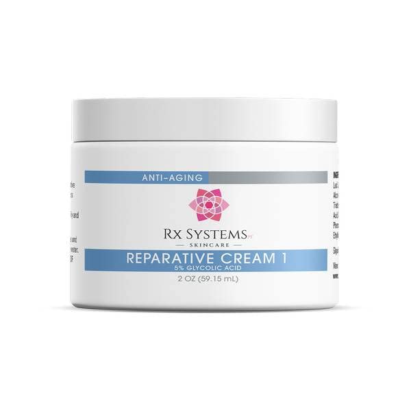 PF Reparative Cream 1, Anti-Aging Cream for Sensitive Skin, with 5% Glycolic Acid