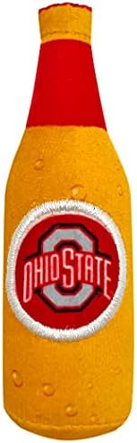 BEST PLUSH CAT TOY NCAA OHIO STATE BUCKEYES Complete Set of 3 piece Cat Toys filled with Fresh Catnip. Includes: 1 Helmet Cat Toy, 1 Football Cat Toy with Feathers & 1 Beer Bottle. Beautiful Team LOGO