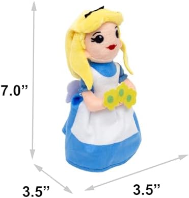Buckle-Down Disney Dog Toy, Alice in Wonderland with Flowers Full Body Pose, Plush