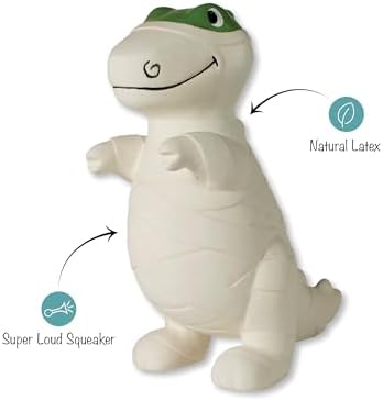 Fringe Studio Latex Dog Toy, HERE to Gauze Trouble PetShop Collection (366043)