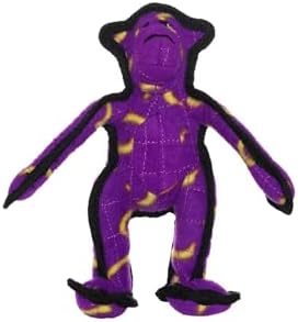 TUFFY - World's Tuffest Soft Dog Toy - Zoo Junior Monkey - Squeakers - Multiple Layers. Made Durable, Strong & Tough. Interactive Play (Tug, Toss & Fetch). Machine Washable & Floats