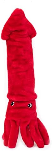 ZippyPaws Jigglerz Dog Squeaky Toys to Keep Them Busy - Squid