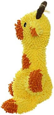 MIGHTY Tuffy Microfiber Medium Ball Giraffe Dog Toy