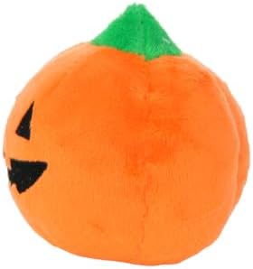 MIGHTY Tuffy Small Pumpkin Ball: Ultra Durable Plush Dog Toy