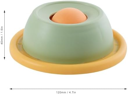 Focket Dog Lick Bowl with Ball, Interactive Slow Feeder Dog Bowls, Licking Bowl with Rolling Ball, Treat Dispenser for Liquid Treats for Large Medium Small Dogs and Cats (Green)