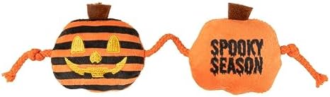 Fuzzyard Halloween Rope Crinkle Cat Toy (Spooky Season Pumpkins)