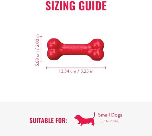 KONG Goodie Bone and Flyer Dog Toy Set, for Small Dogs