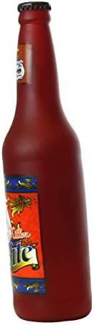 SILLY SQUEAKERS Tuffy 2 Pack Beer Bottle Dog Toy: Squeaky Dog Toy, Washable and Floats, Vinyl