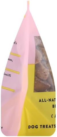 Bocce's Bakery Bac'n Nutty Soft & Chewy Dog Treats, PB & Bacon Flavor (6oz) | Oven Baked, Wheat-Free Everyday Dog Treat Cookies - Made with Real, Limited Ingredients and Baked in The USA