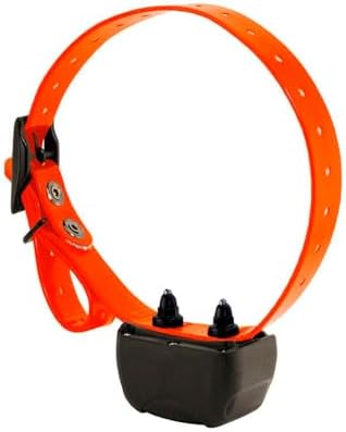 DT SYSTEMS RAPT1400 Additional Collar Receiver for RAPT1400 Dog Training System, Rechargeable Adjustable Gentle Touch Stimulation Add-On E-Collar - Orange